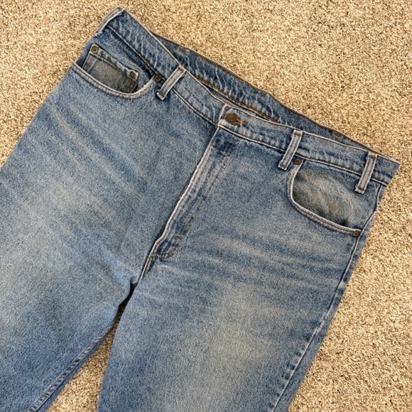 Vintage Levis 540 Mens Relaxed Fit Blue Jeans 40x30 Red Tab 100% Cotton USA 90s - Picture 3 of 12